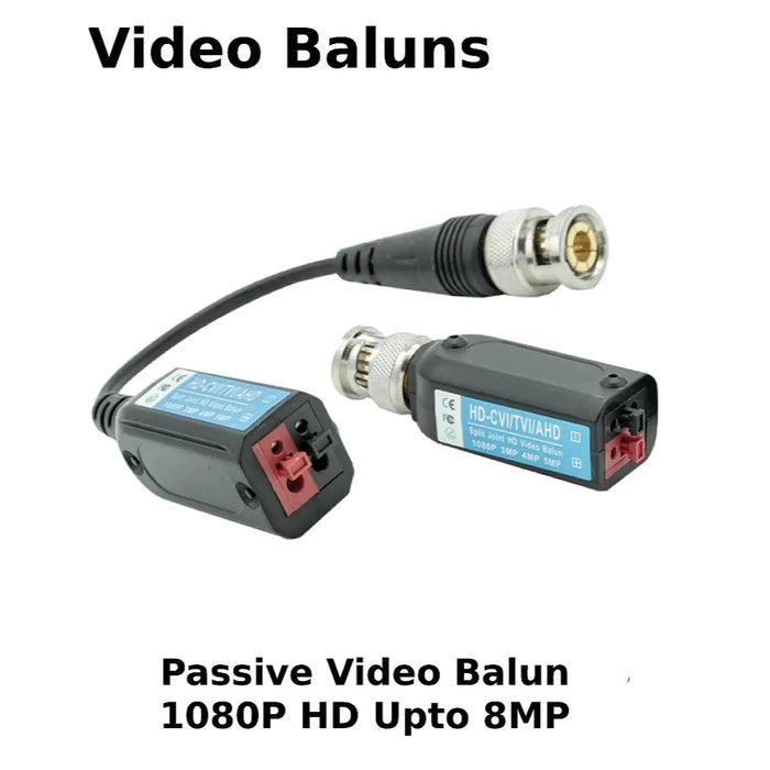 8MP Balun High Defintion Passive Video Balun 1080p Upto 8MP