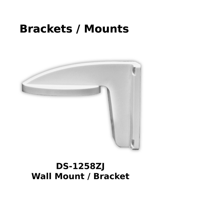 Hikvision DS-1258ZJ Wall Mount Bracket - Plastic