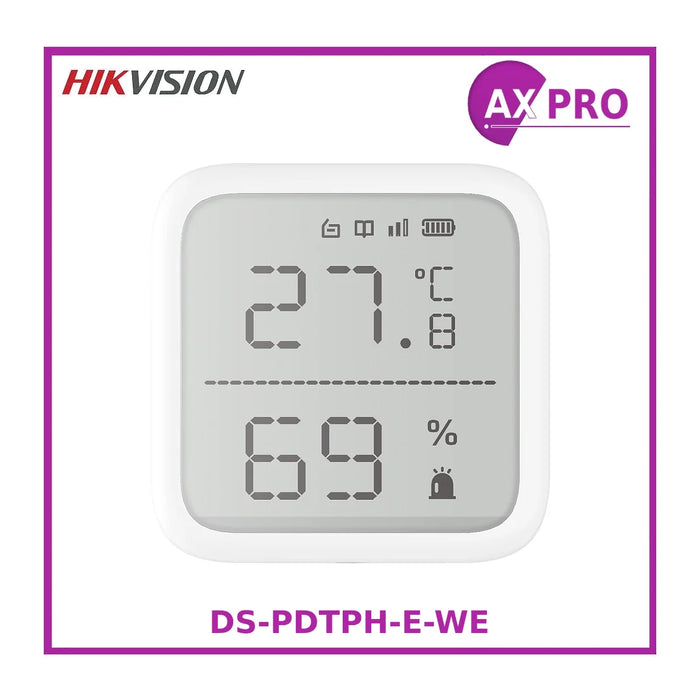 Hikvision AX Pro Wireless Temperature & Humidity Detector (DS-PDTPH-E-WE)