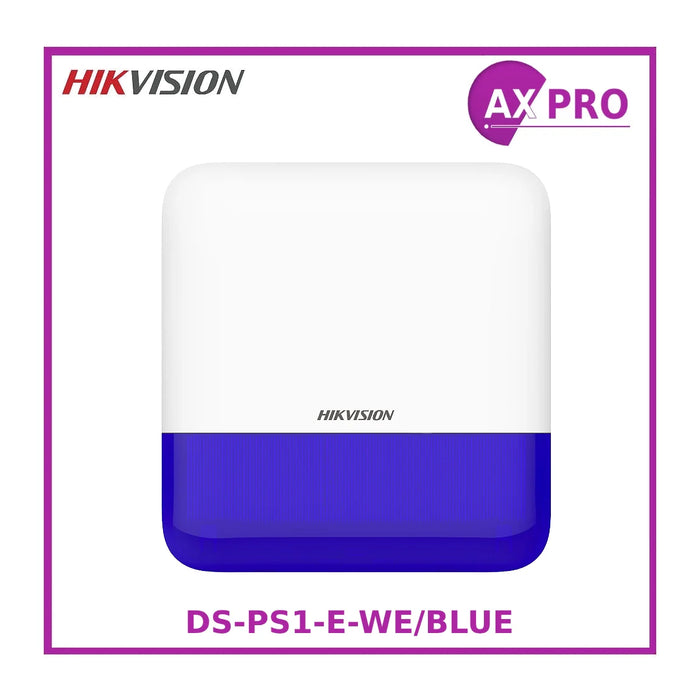 Hikvision AX Pro Wireless External Sounder (DS-PS1-E-WE/BLUE)