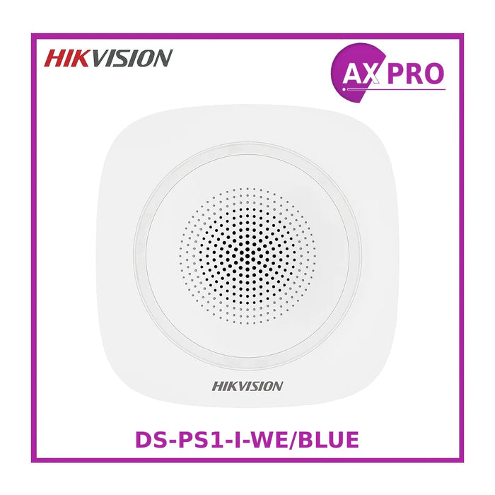 Hikvision AX Pro Wireless Internal Sounder (DS-PS1-I-WE/BLUE)