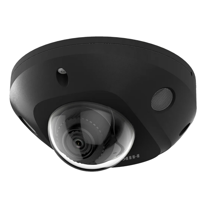 Hikvision IP Acusense 4MP 10m Vandal Dome with Microphone 2.8mm - Black (DS-2CD2546G2-IS-2.8MM-BK)