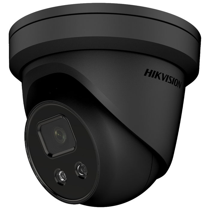 Hikvision IP Acusense DarkFighter Lite 4K 8MP 30m Turret Dome with Microphone 2.8mm - Black  (DS-2CD2386G2-IU-2.8MM-BK)